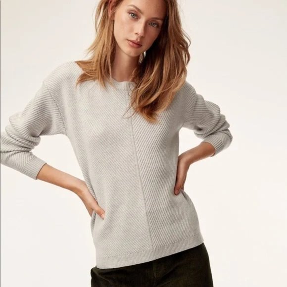 Wilfred Free Isabelli Sweater - Light Grey - Picture 4 of 4